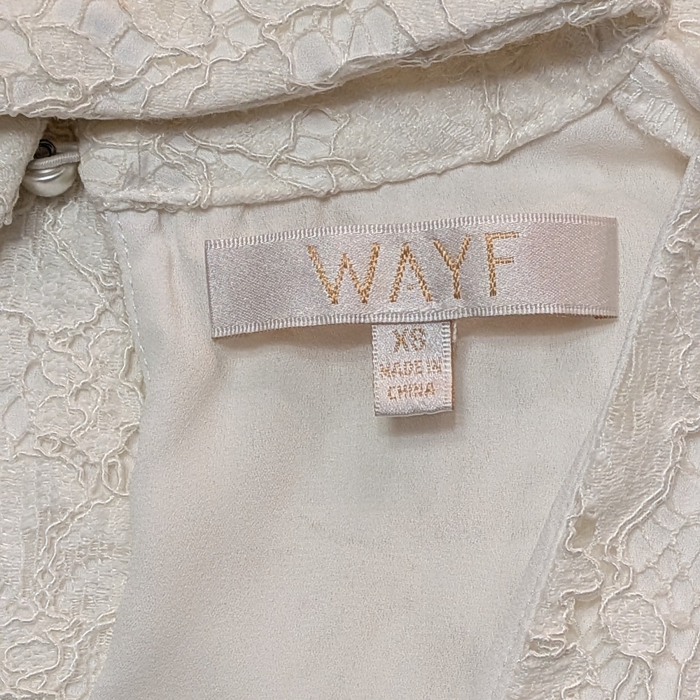 Wayf Ivory Lace Bell Sleeve Blouse - Picture 8 of 10